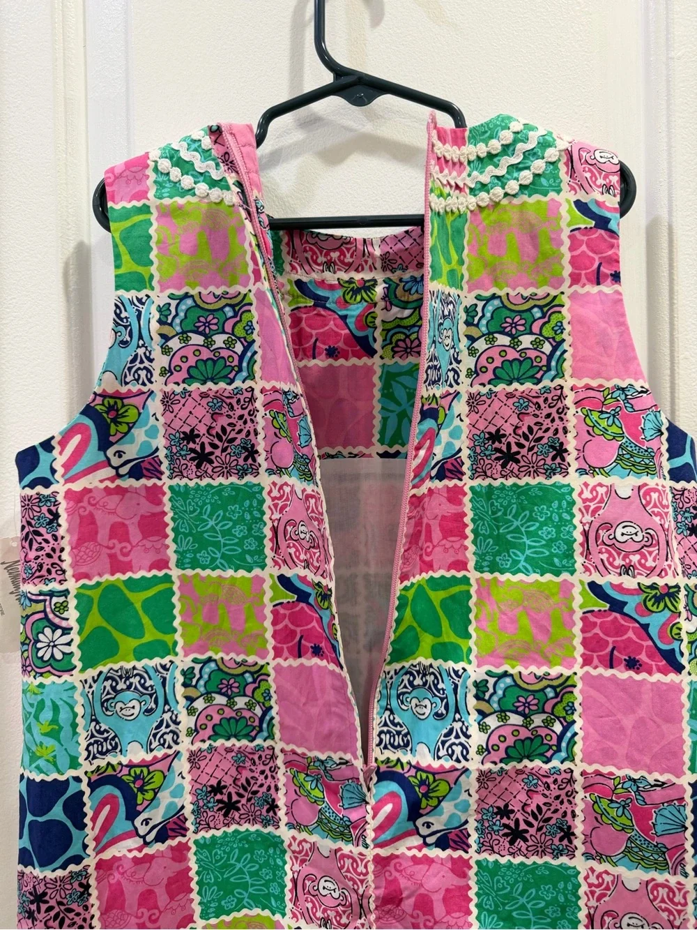 Lilly Pulitzer Little Lilly Classic Shift Dress Size 12 Multi Crazy Quilt 🆕🆕🆕🆕🆕🆕